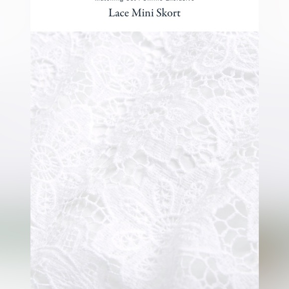 Lace Mini Skort - Picture 2 of 8